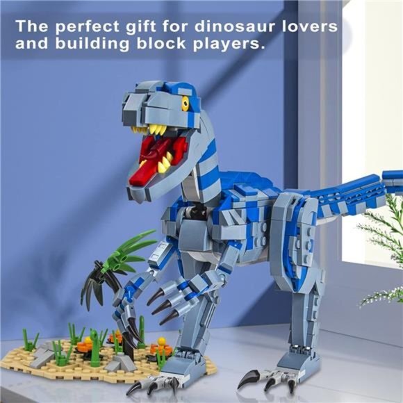 Dinosaur Toys Compatible with Lego, 649PCS Velociraptor Building‎  6-10 Boys, - Picture 1 of 7